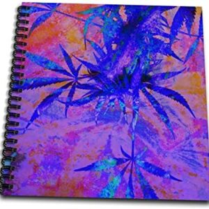3dRose Garden Flag, Cannabis Colorful Digital Art