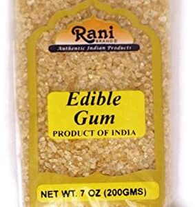 Rani Edible Gum Whole (Arabica Gum) 7oz (200g) ~ All Natural, Salt-Free | Vegan | No Colors | Gluten Friendly | Non-GMO | Indian Origin