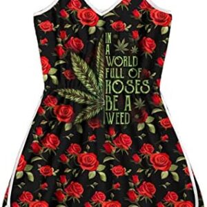 Weed 3D All Over Printed Rompers Summer Women's Bohemia Clothes Jumpsuits Apparel